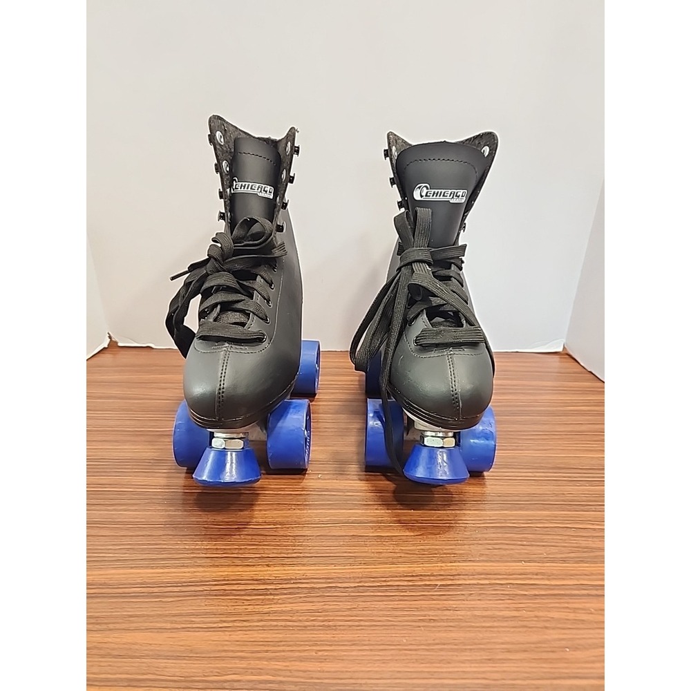 CHICAGO SKATES Men's Classic Roller Skates - Premium Black‎ Quad Rink Skates